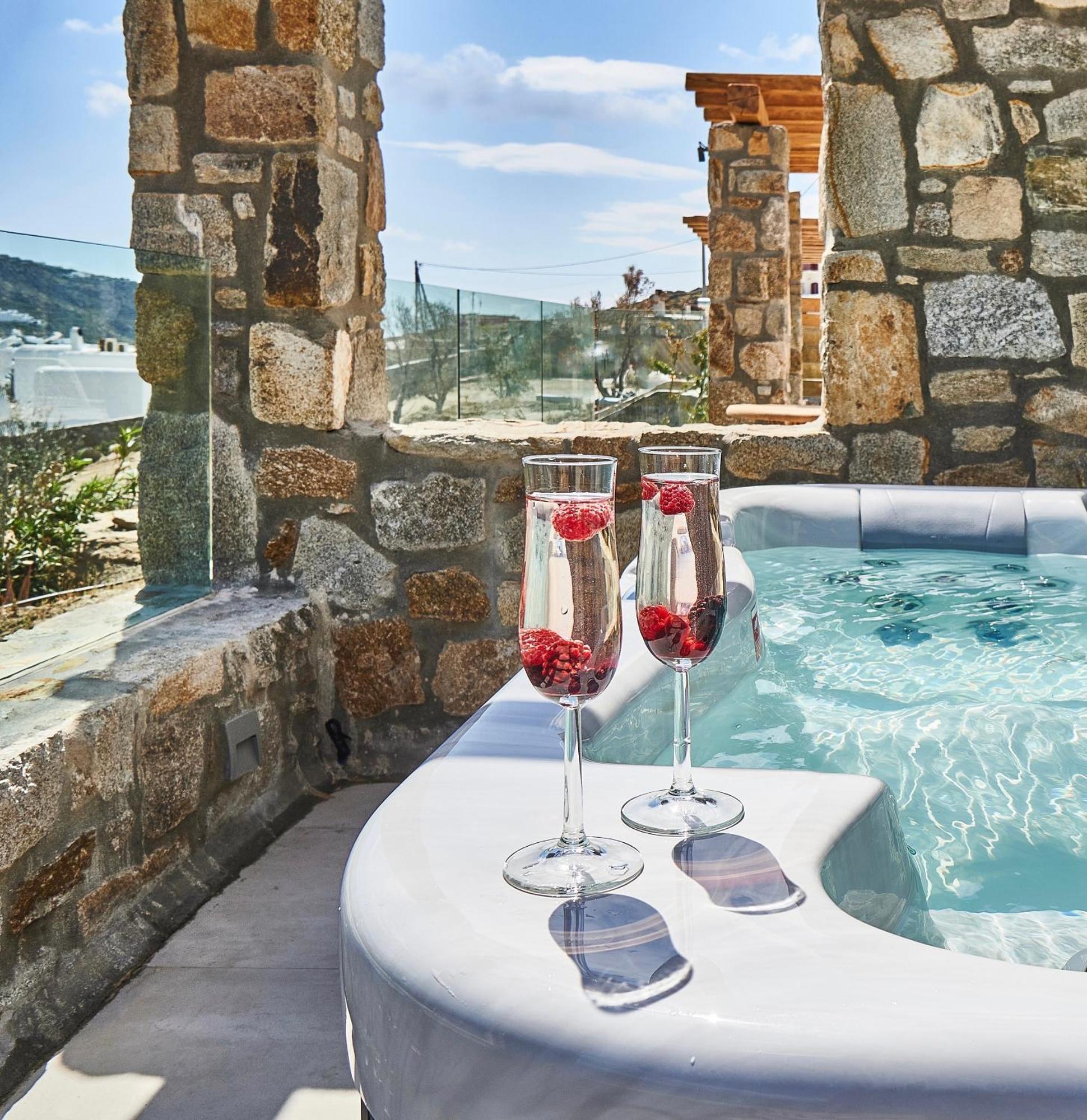 Hotel Due Mari Mykonos Agios Ioannis Diakoftis Exterior foto